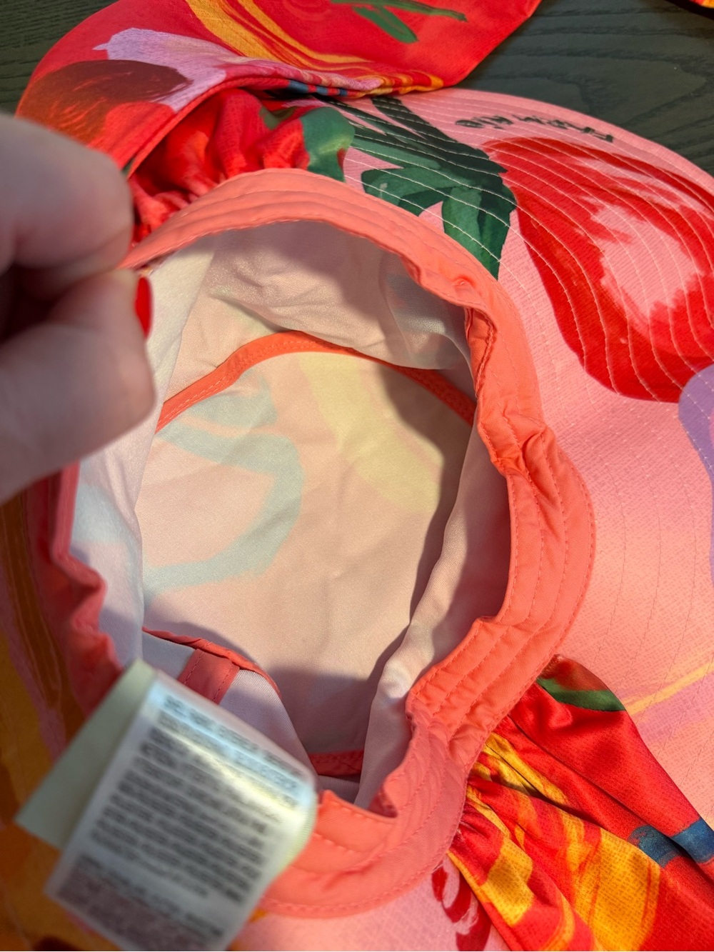 Farm Rio Sun Hat with Ties - Picture 7 of 10